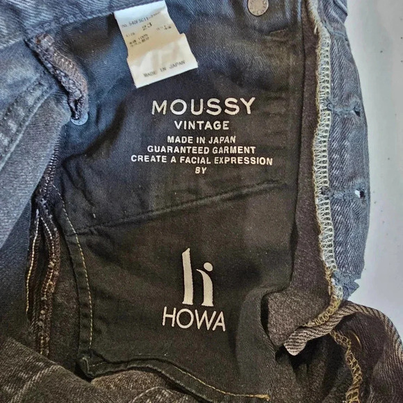 MOUSSY VINTAGE Perrysburg Denim Shorts Light Black Size 23 - Picture 11 of 12